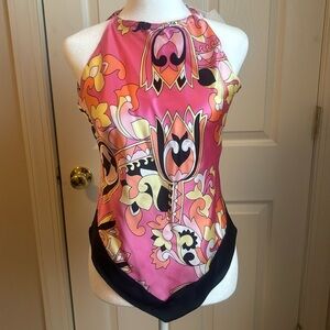 NWT NY and Co. pink and black top